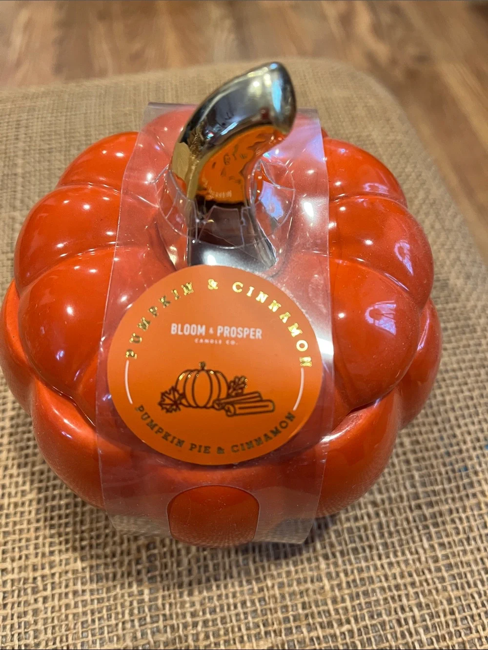 Bloom & Prosper Pumpkin Pie & Cinnamon Ceramic Pumpkin Jar